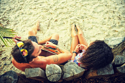 Couple on Tamarindo beach….