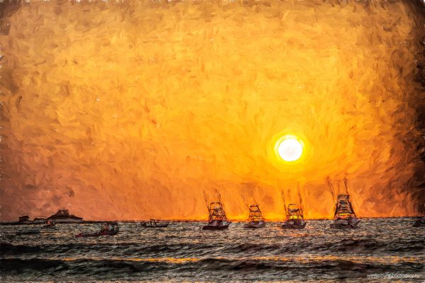 yachts-sunset-mooring-ships-ocean-fishing-costa-rica-art-photo