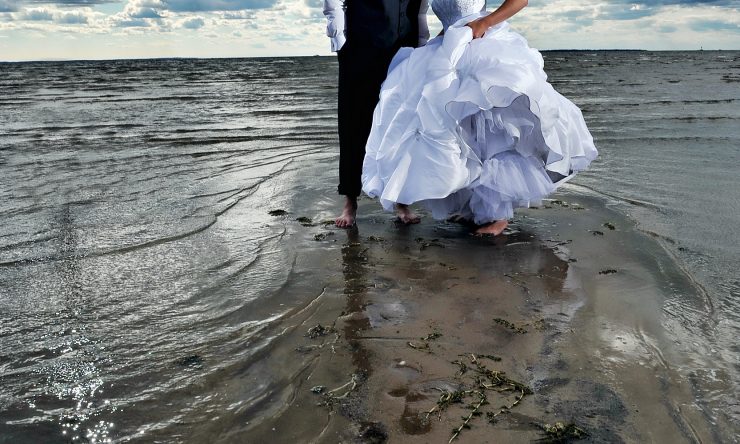 On and in the water for amazing wedding photos…